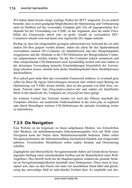 Joomla kompakt - Brain-Media.de Brain-Media.de