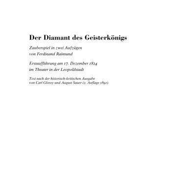 Textbuch (pdf) - Ferdinand Raimund