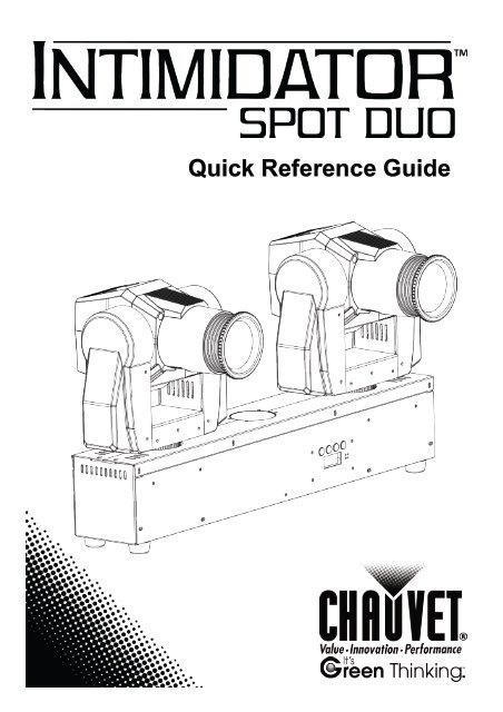 Intimidator Spot Duo ML Quick Reference Guide, Rev. 2 ... - Karma