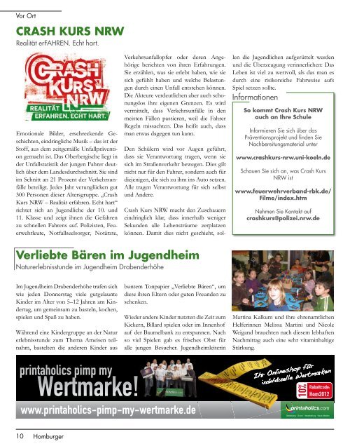Homburger 02 2012 - Medienverlag Rheinberg | Oberberg