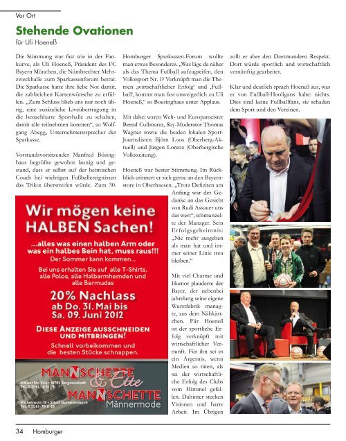 Homburger 02 2012 - Medienverlag Rheinberg | Oberberg