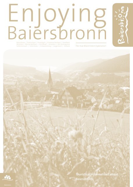 Touristical Informations about Baiersbronn - Gemeinde Baiersbronn