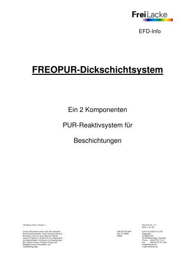 FREOPUR-Dickschichtsystem - Emil Frei GmbH & Co.