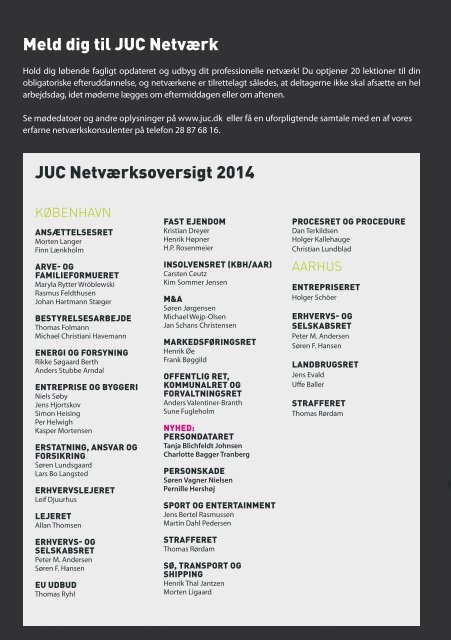 Advokatkatalog - juridiske kurser JUC