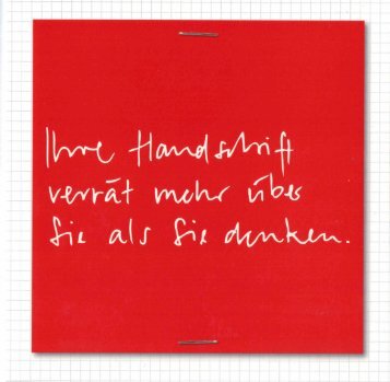 Ihre Handschrift verrät mehr über Sie, als Sie denken