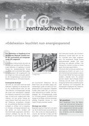 Newsletter 3/12 - Luzern Hotels