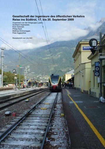 Südtirol, 17. bis 20. September 2009 - Gesellschaft der Ingenieure ...