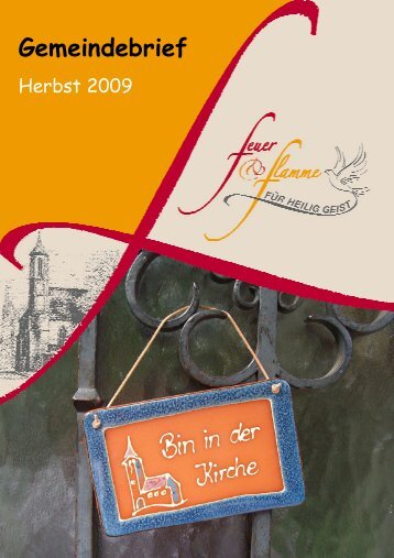 GB Herbst 2009 - Aktueller Gemeindebrief