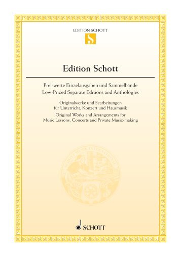 Edition Schott - Schott Music