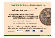 TANNENHOF BERLIN-BRANDENBURG E.V. - Drogenhilfe ...