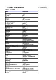 Land-Hauptstadt-Liste - Umrechnung.org