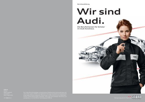 mit einer Ausbildung im Audi Handel schaffen Sie die Grund