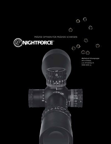 präzise optiken für präzises schiessen - Nightforce Optics, Inc.