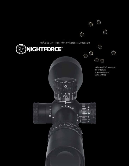 präzise optiken für präzises schiessen - Nightforce Optics, Inc.