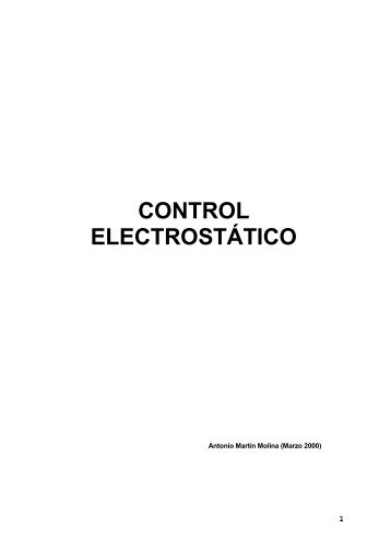 CONTROL ELECTROSTÁTICO