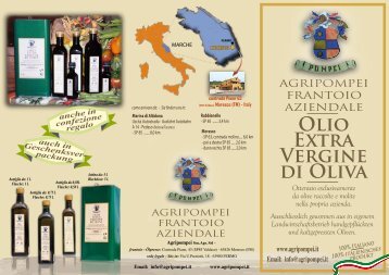 Olio Extra Vergine di Oliva - agripompei produzione e vendita olio di ...