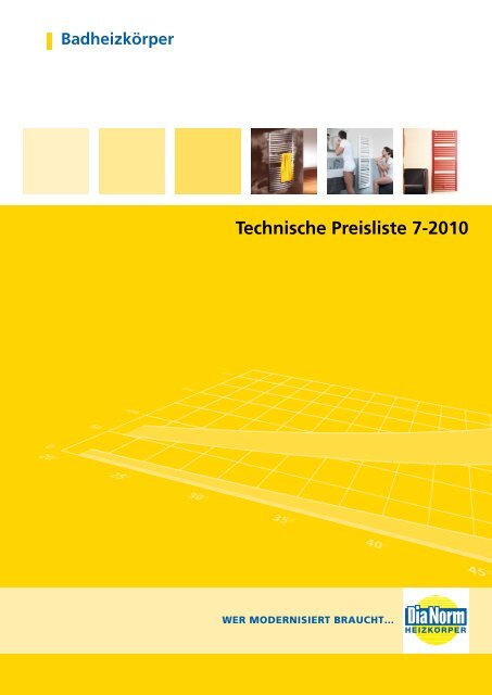 Technische Preisliste 7-2010 - Dianorm