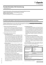 Kundeninformation Kfz-Versicherung - Lippische Landes ...