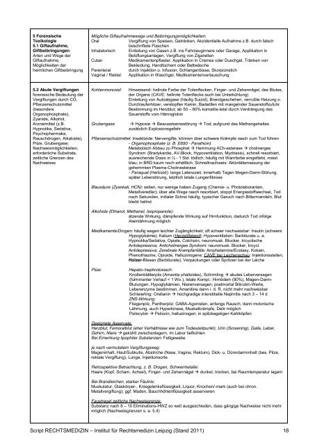 (livide): normal, Zyanose, Erstickung (obere Einflussstauung)