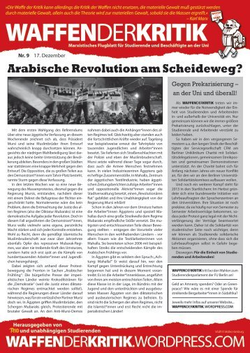 Arabische Revolution am Scheideweg? - Klasse Gegen Klasse