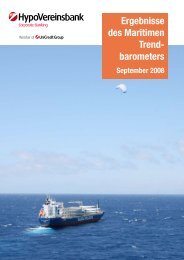 Maritimes Trendbarometer - Hypovereinsbank