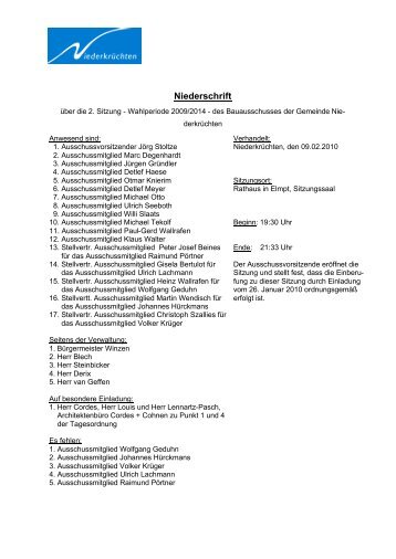 2. Sitzung.pdf - Gemeinde Niederkrüchten