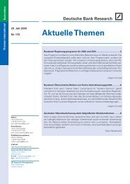 Aktuelle Themen Nr. 170 - Deutsche Bank Research