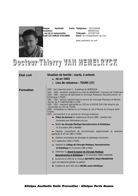 Votre chirurgien - Docteur Thierry Van Hemelryck - Médecin ...