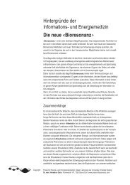 Energie- und Informationsmedizin - Praxis-bioresonanz.com