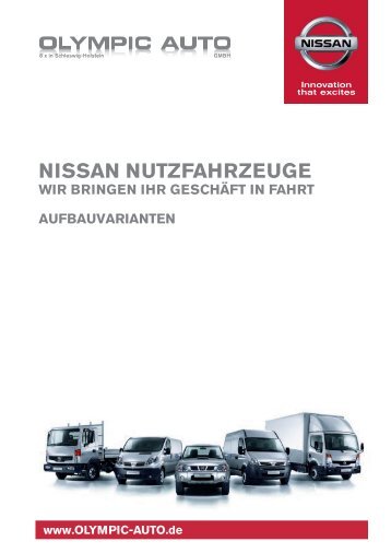 Nissan Aufbauvarianten - Olympic Auto GmbH