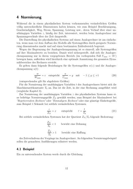 Untersuchung von Systemen im Zeit- und Frequenzbereich