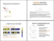 Diagnostische Signaturen - Lectures