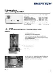 Einbauanleitung 3-W-U für GiegaStar 11/21