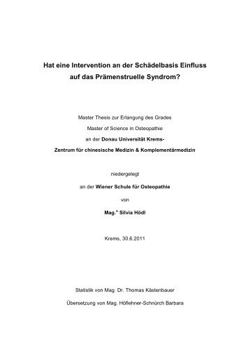 Endfassung Hödl Silvia.pdf - Osteopathic Research