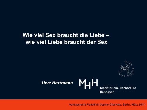 wie viel Liebe braucht der Sex - Sophie Charlotte Klinik: Sophie ...