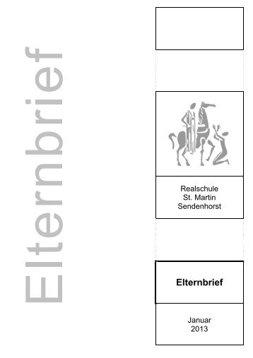 Elternbrief - Realschule St. Martin