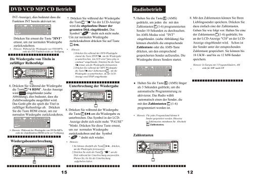 BEDIENUNGSANLEITUNG