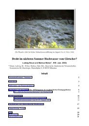 Droht im nächsten Sommer Hochwasser vom Gletscher?