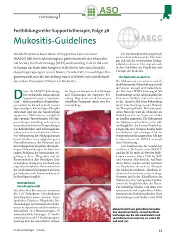 Mukositis-Guidelines - mascc