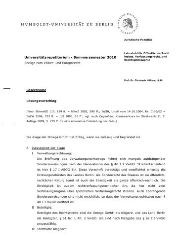 finden Sie den Laserdromefall - Christoph Möllers