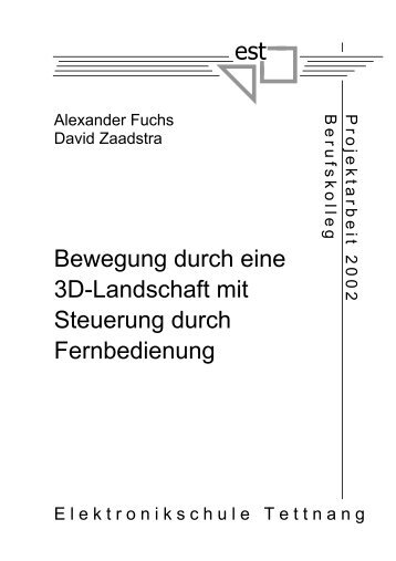 est Bewegung durch eine 3D-Landschaft mit ... - David Zaadstra