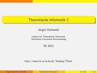 Handout - Institut für Theoretische Informatik - Technische ...