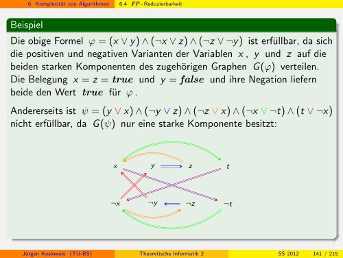 Handout - Institut für Theoretische Informatik - Technische ...