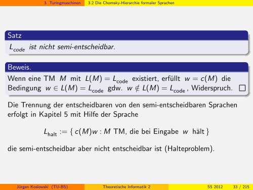 Handout - Institut für Theoretische Informatik - Technische ...