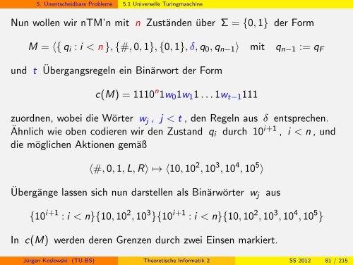 Handout - Institut für Theoretische Informatik - Technische ...