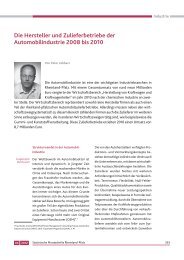 Die Hersteller und Zulieferbetriebe der Automobilindustrie 2008 bis ...