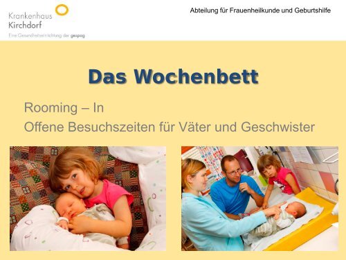 Unsere Geburtshilfeabteilung - LKH Kirchdorf