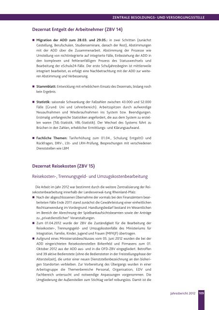 Jahresbericht 2012 - Oberfinanzdirektion Koblenz