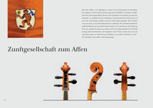 Barockbroschüre - Geigenbauschule Brienz