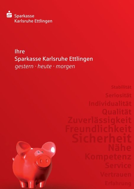 Jahresbericht der Sparkasse Karlsruhe Ettlingen 2012